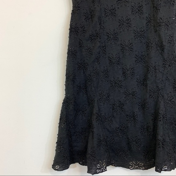Free People Daisy Godet Slip Dress Black Lace - Picture 8 of 14